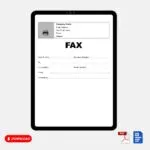 Business Fax Cover Letter