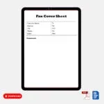 Generic Fax Cover Sheets