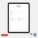 Professional Fax Cover Letter Template Professional Fax Cover Letter Template