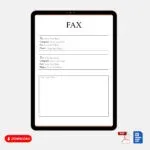 Professional Fax Cover Sheet Template Professional Fax Cover Sheet Template