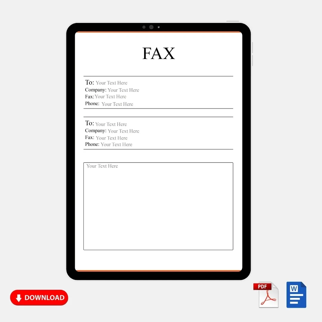 Professional Fax Cover Sheet Template Professional Fax Cover Sheet Template